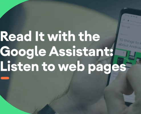 Lettura schermo con Google Assistant