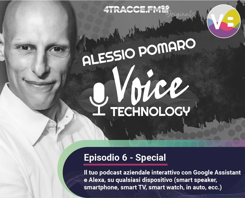 Voice Technology Podcast - Episodio 6 - Special - Il tuo podcast aziendale interattivo con l'assistente vocale