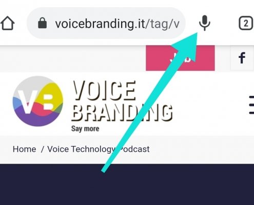 Voice Search su Google Chrome