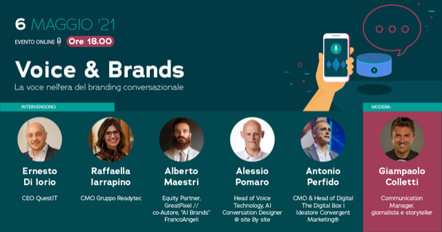 Voice & Brands - Convergent Marketing - Alessio Pomaro speaker